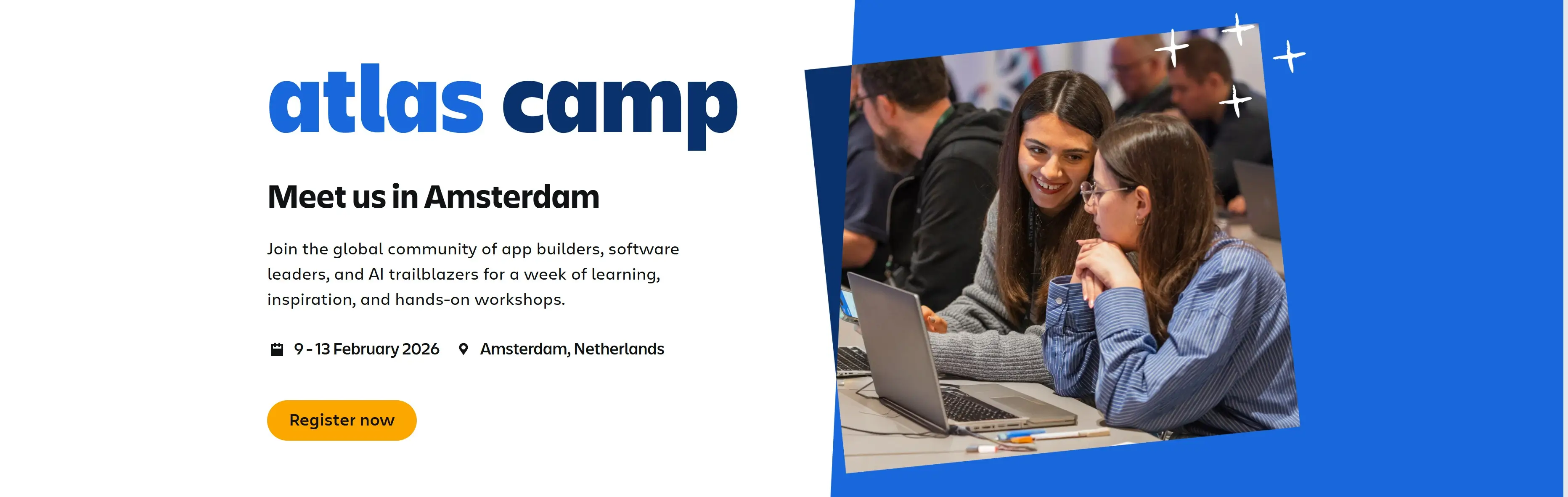 Atlas Camp 2026 is coming to Amsterdam! Join us February 9–13